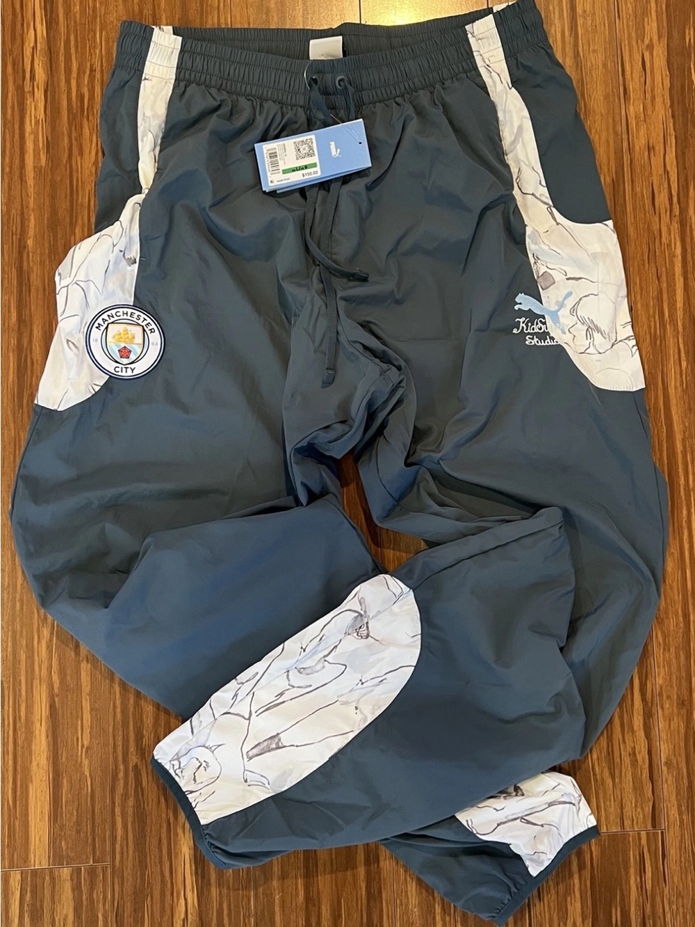 Kid Super Studios x Puma Windbreaker Pants Track Sweat Pants NYFW